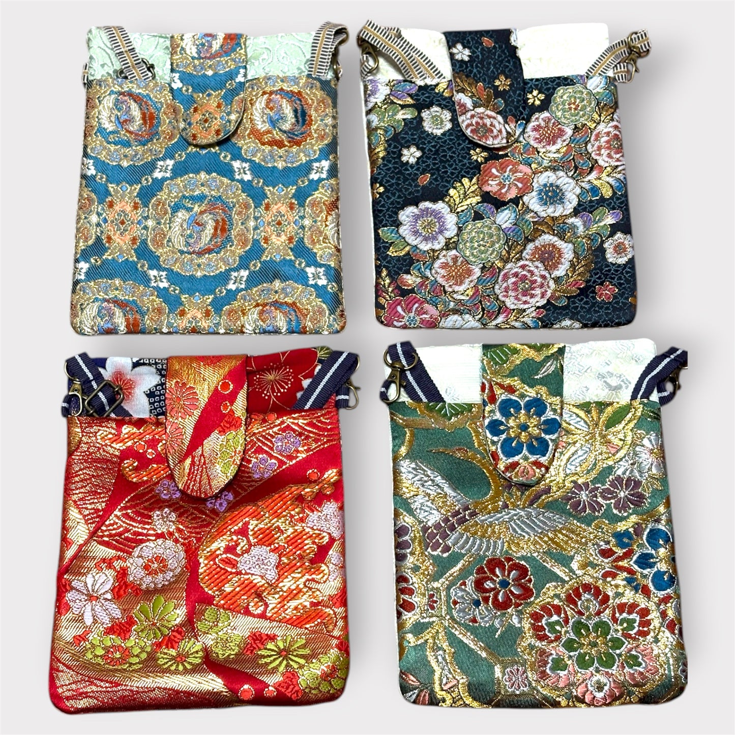 #APSCR710-ZA6K 金襴スマホショルダー小 /雑貨類