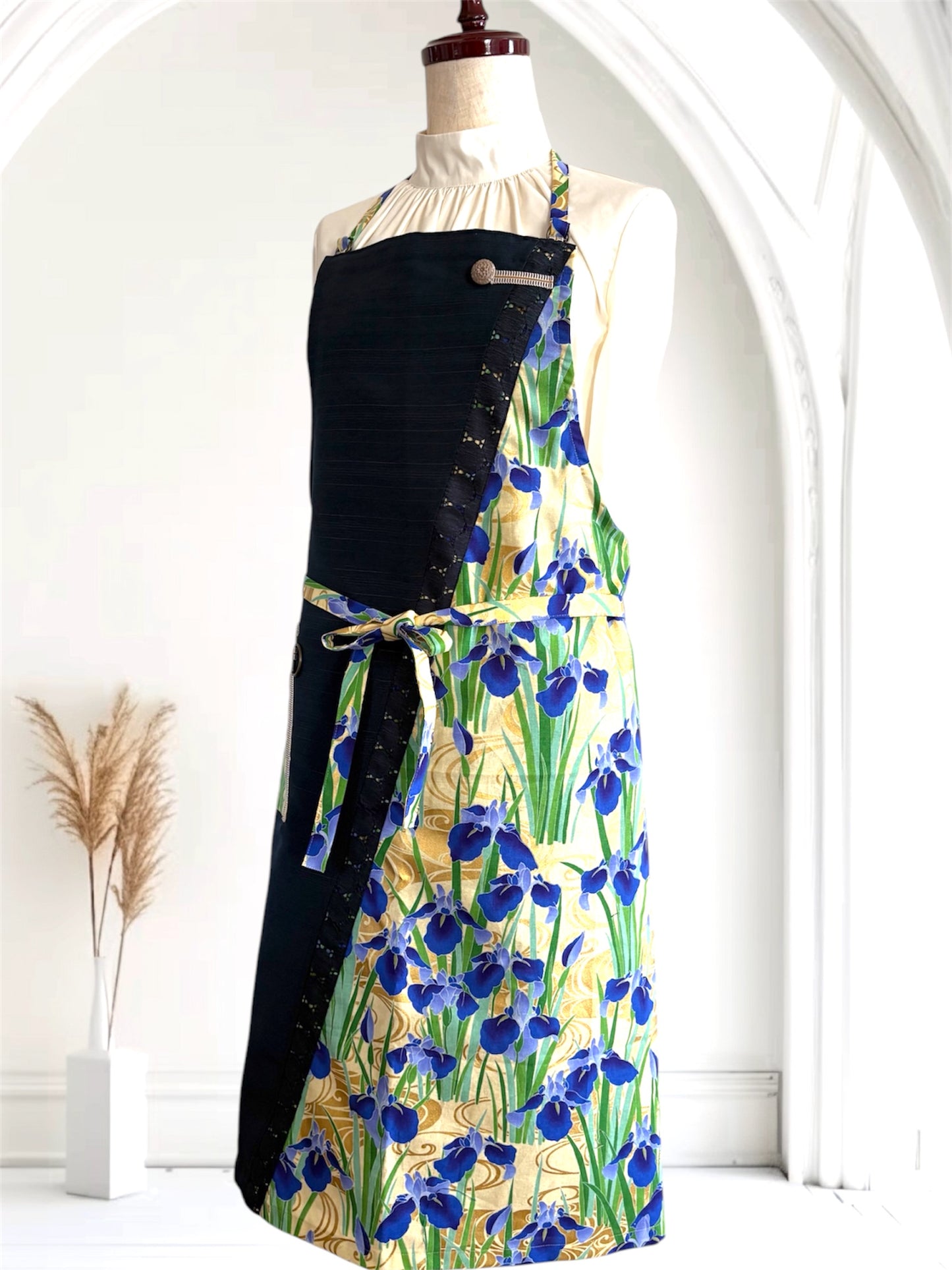 イベント出展用✴︎ ぬれんがね 和モダンエプロンJapanese modern apron