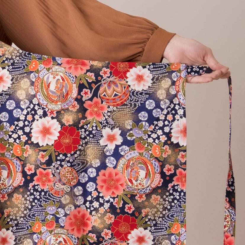 イベント出展用✴︎ ぬれんがね 和モダンエプロンJapanese modern apron