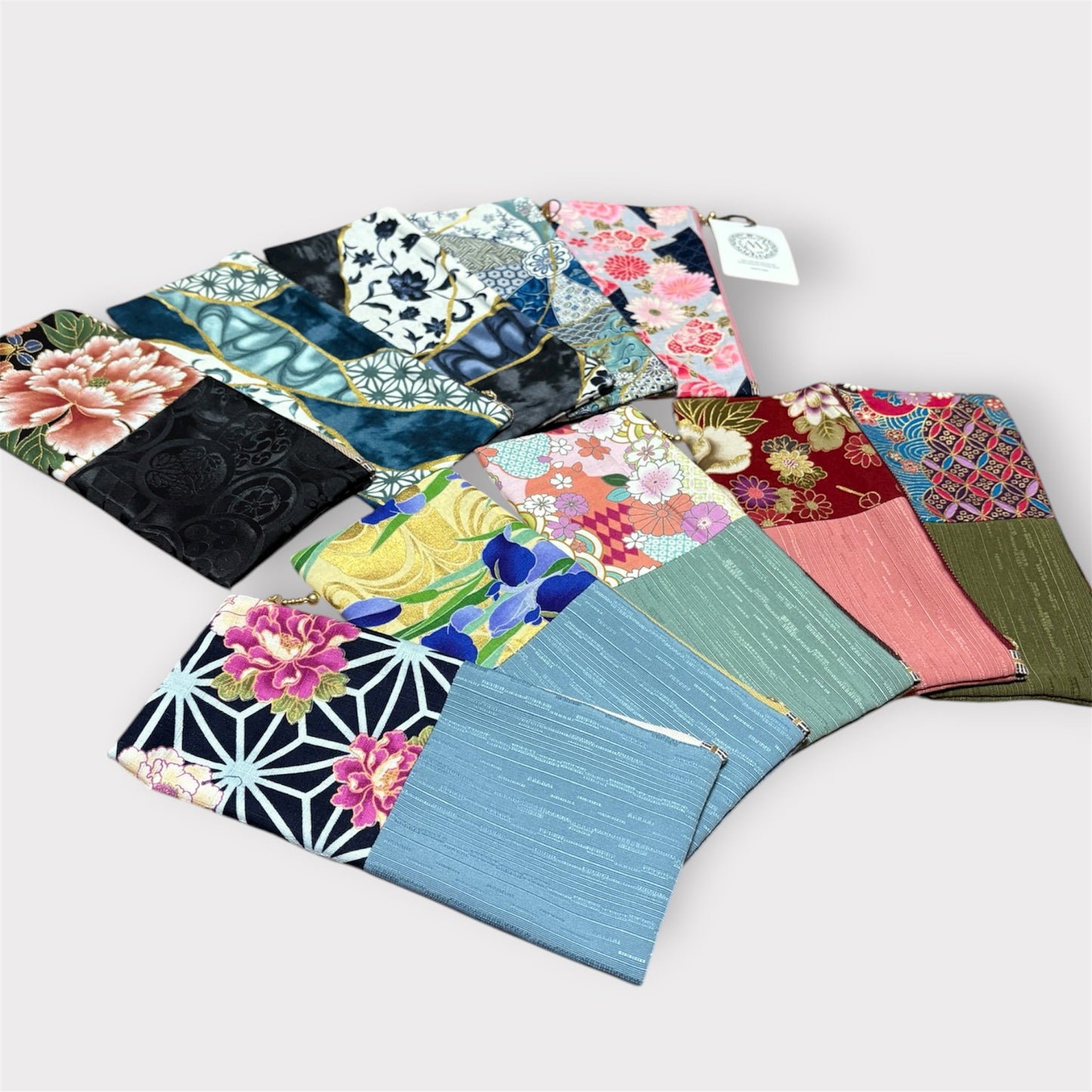 #和モダン ファスナーポーチ　/雑貨類