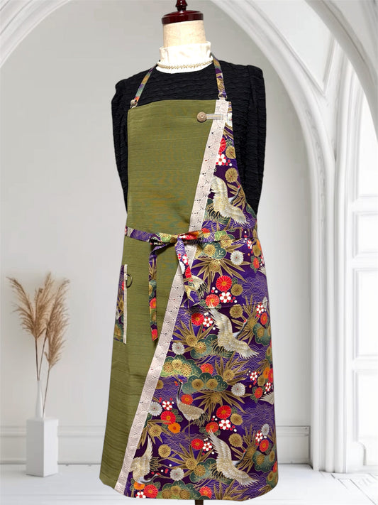 イベント出展用✴︎ ぬれんがね 和モダンエプロンJapanese modern apron