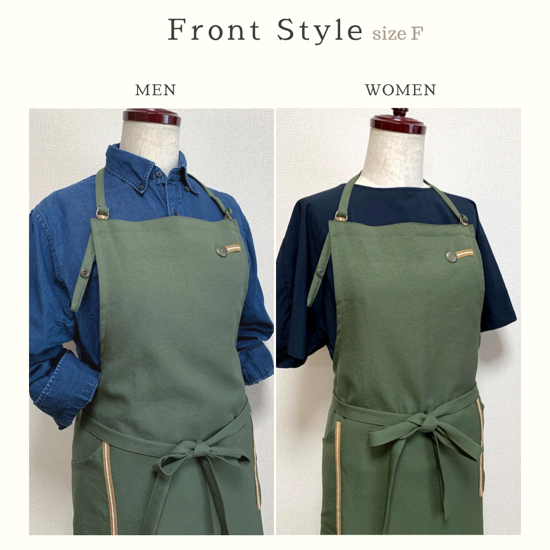 #601 在庫限り　カーキ【プロライン/スタンダードタイプ】トリマー さんの声から生まれた！吸水速乾・軽量・毛が落ちやすいワーキングエプロン